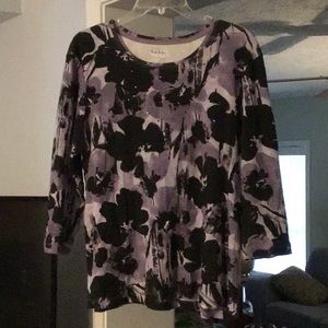 Nicole Miller Floral Top- Large